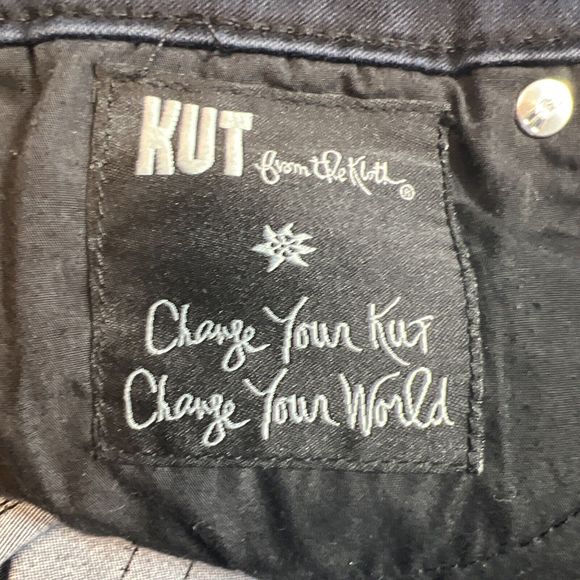 Kut from the Cloth Natalie High Rise Bootcut Jeans Dark Blue Wash Size 6 - Picture 10 of 16